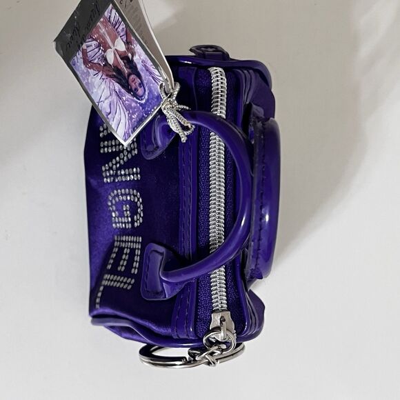 Victoria's Secret Purple Dream ANGEL Mini Purse Bag Keychain - Picture 14 of 15